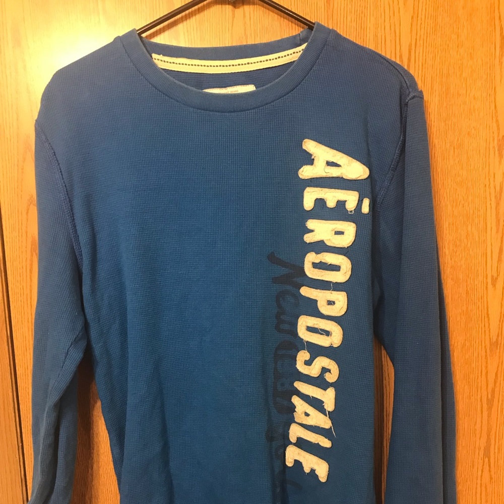Mens Aeropostale Thermal Shirt Sz Medium
